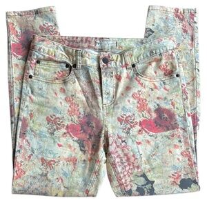 Free People Floral Print Pants - Multicolor